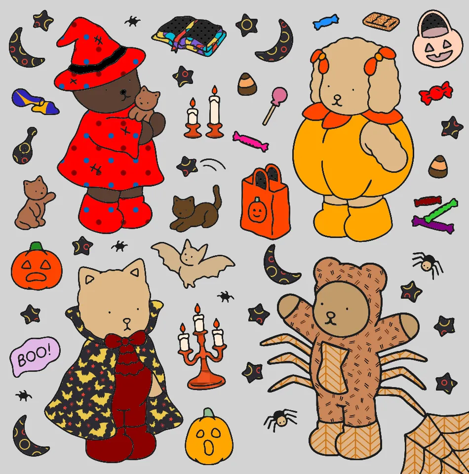 hallowenn – Desenho Colorido Online para Pintar e Imprimir | Jogo de Colorir Grátis no Mundo dos Jogos - Imagem Destacada