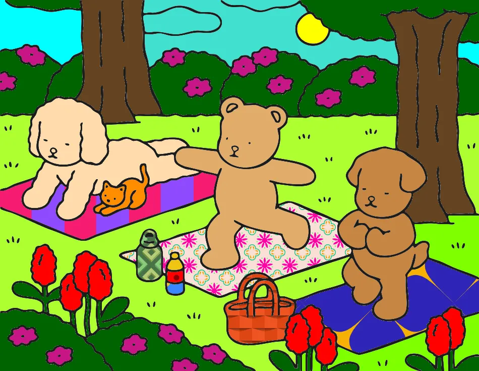 joy to the yoga – Desenho Colorido Online para Pintar e Imprimir | Jogo de Colorir Grátis no Mundo dos Jogos - Imagem Destacada