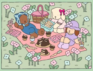 lanche com amigos – Desenho Colorido Online para Pintar e Imprimir | Jogo de Colorir Grátis no Mundo dos Jogos