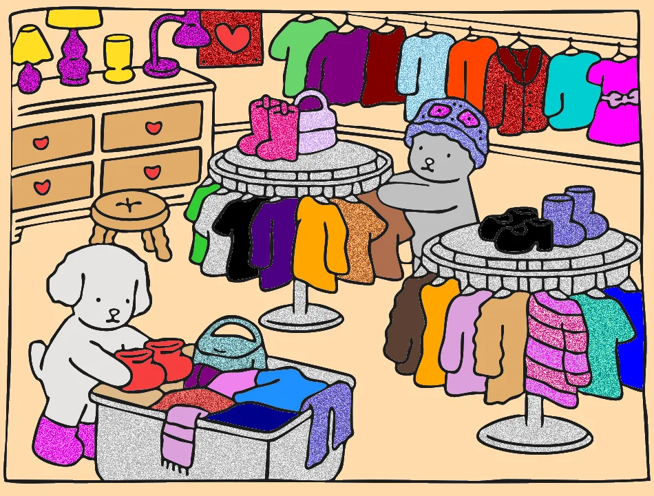 loja colorida – Desenho Colorido Online - Imagem Destacada