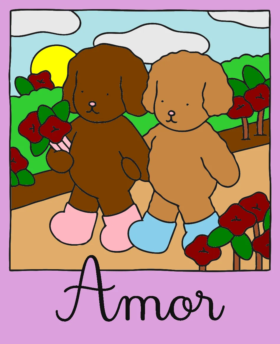 LOVE – Desenho Colorido Online para Pintar e Imprimir | Jogo de Colorir Grátis no Mundo dos Jogos - Imagem Destacada