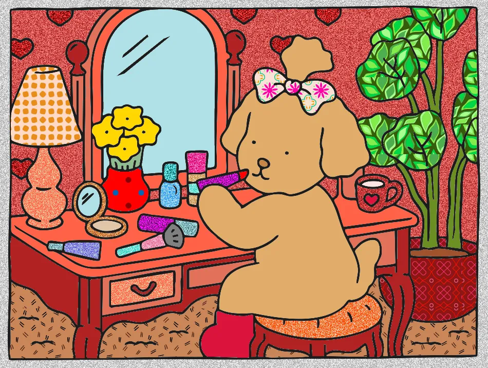 Make up – Desenho Colorido Online para Pintar e Imprimir | Jogo de Colorir Grátis no Mundo dos Jogos - Imagem Destacada