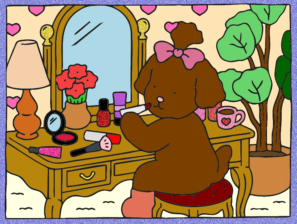Maquie-se – Desenho Colorido Online