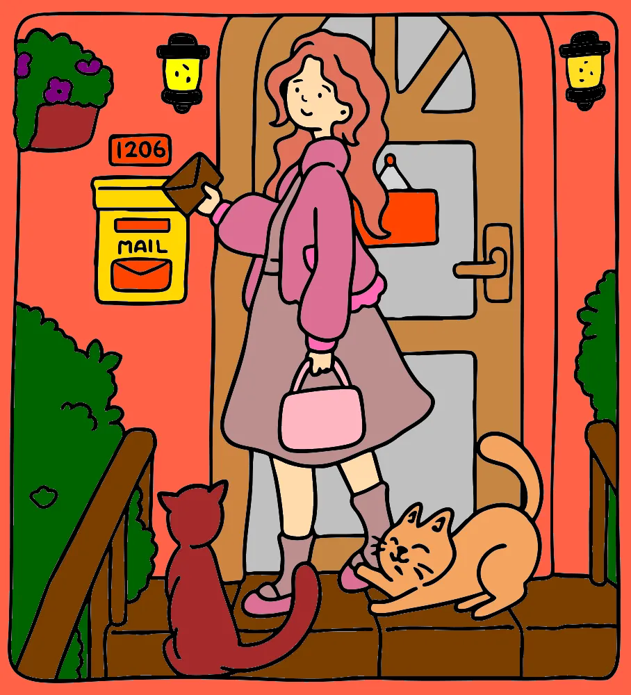 menina com gatos – Desenho Colorido Online para Pintar e Imprimir | Jogo de Colorir Grátis no Mundo dos Jogos - Imagem Destacada