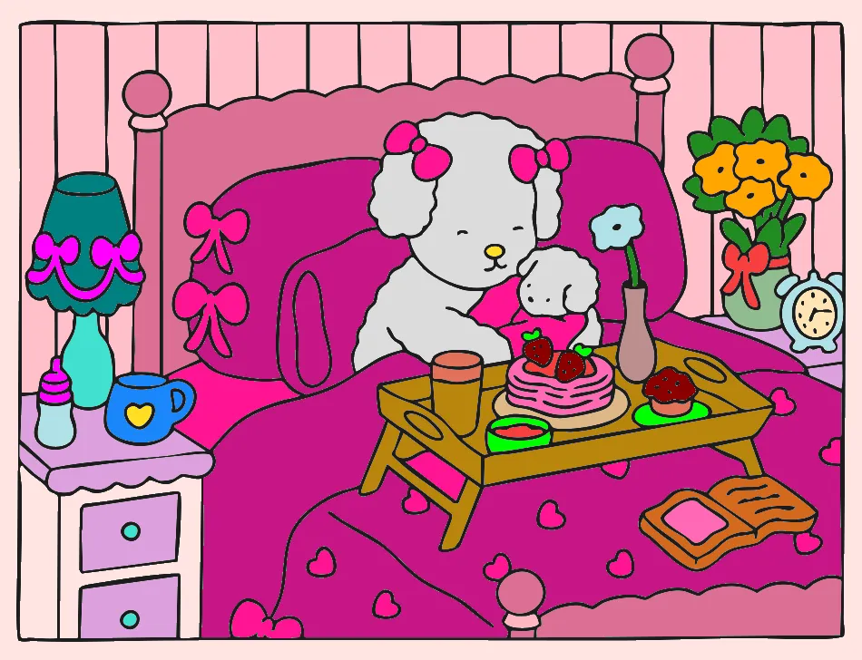 meu bobis <3 – Desenho Colorido Online para Pintar e Imprimir | Jogo de Colorir Grátis no Mundo dos Jogos - Imagem Destacada