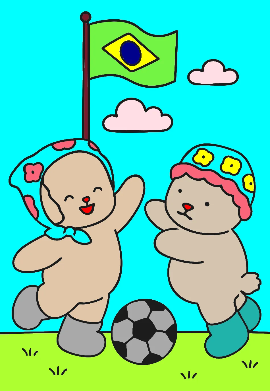 Meu jogo de futebol – Desenho Colorido Online para Pintar e Imprimir | Jogo de Colorir Grátis no Mundo dos Jogos - Imagem Destacada
