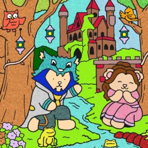 meu paraiso de prinsesas – Desenho Colorido Online para Pintar e Imprimir | Jogo de Colorir Grátis no Mundo dos Jogos