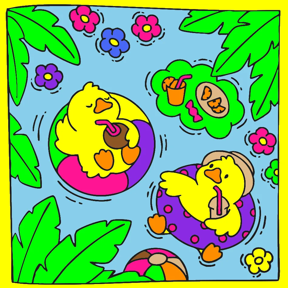 Meu pássaro colorido – Desenho Colorido Online para Pintar e Imprimir | Jogo de Colorir Grátis no Mundo dos Jogos - Imagem Destacada