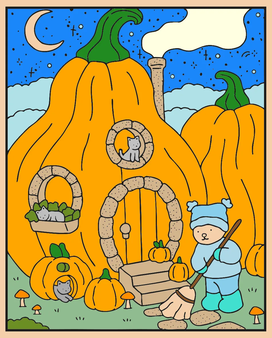 minha casa – Desenho Colorido Online - Imagem Destacada