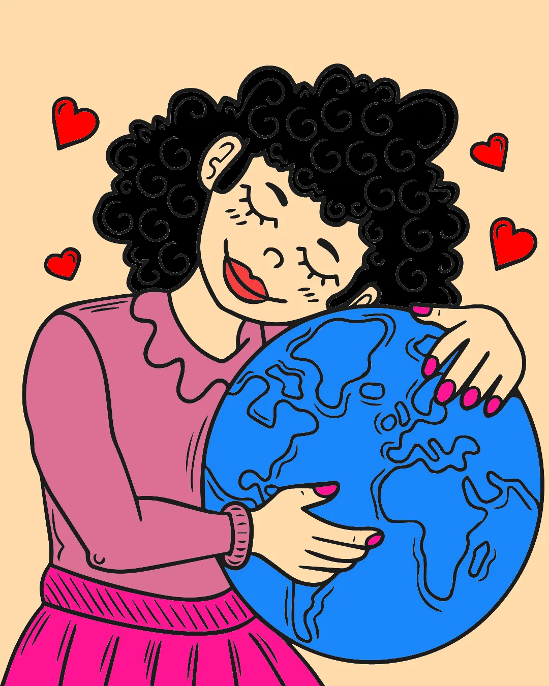 mundo – Desenho Colorido Online para Pintar e Imprimir | Jogo de Colorir Grátis no Mundo dos Jogos - Imagem Destacada