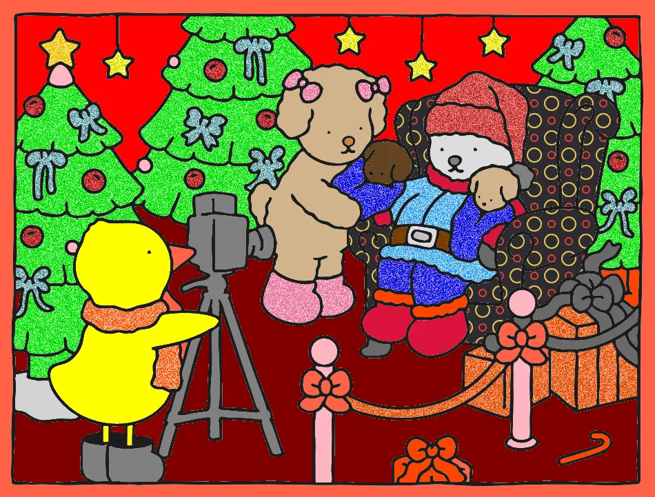 Natal feliz – Desenho Colorido Online - Imagem Destacada