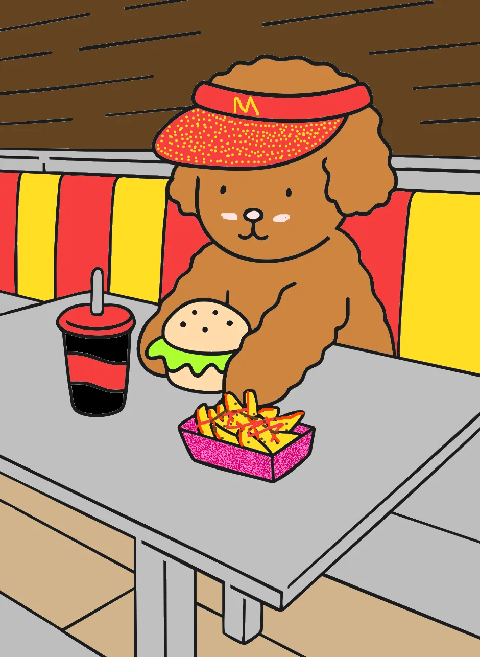 no mc`donalts – Desenho Colorido Online para Pintar e Imprimir | Jogo de Colorir Grátis no Mundo dos Jogos - Imagem Destacada