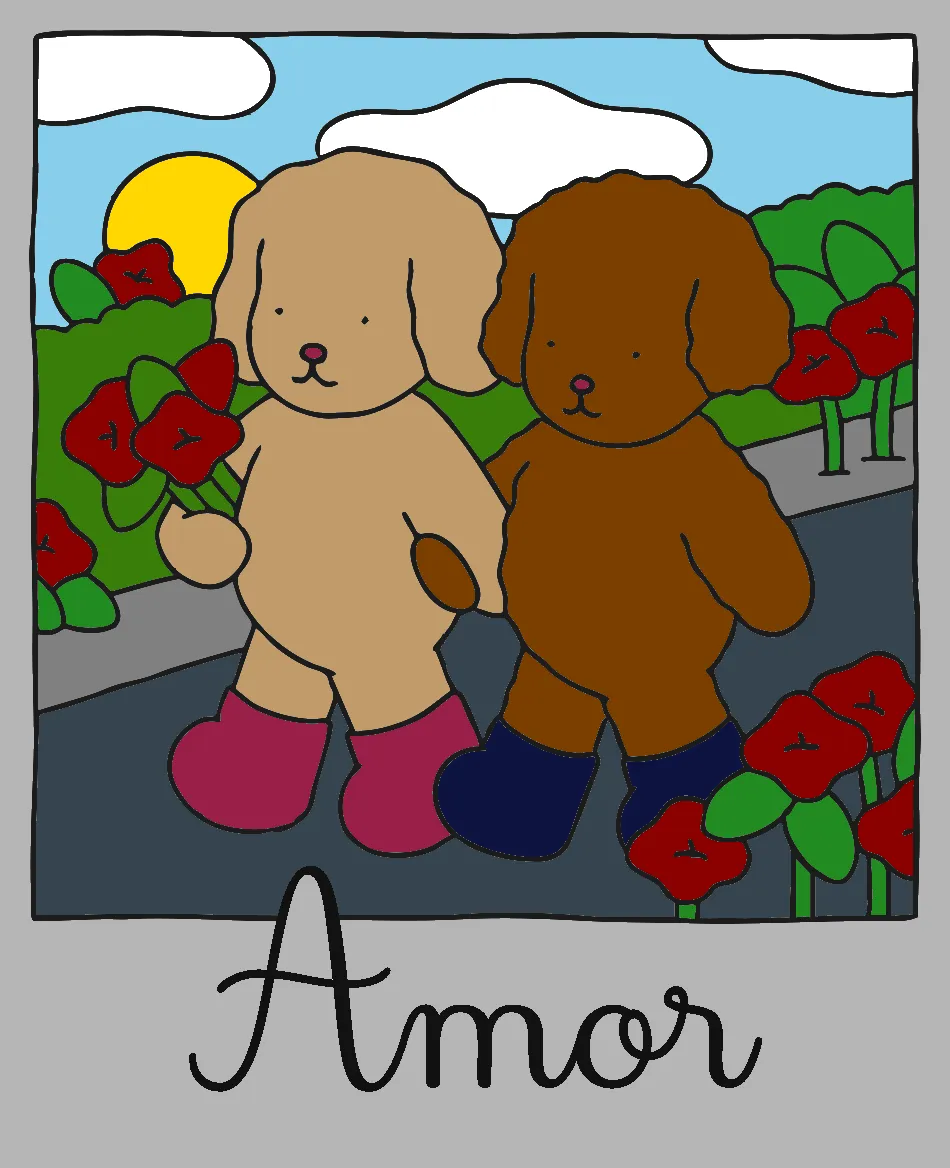 O amor é tão lindo – Desenho Colorido Online para Pintar e Imprimir | Jogo de Colorir Grátis no Mundo dos Jogos - Imagem Destacada