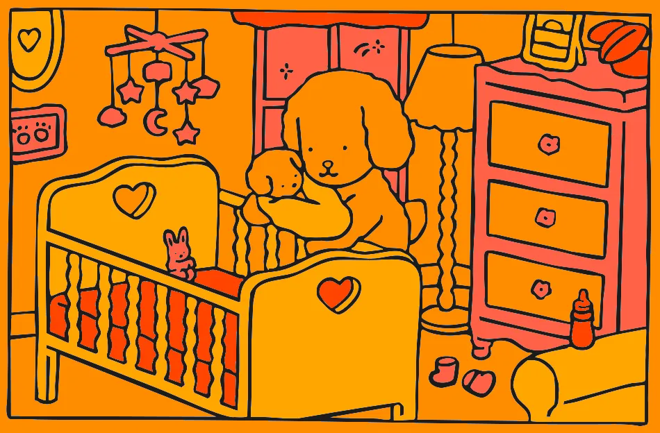 o bebe vai dormir cochilar – Desenho Colorido Online para Pintar e Imprimir | Jogo de Colorir Grátis no Mundo dos Jogos - Imagem Destacada