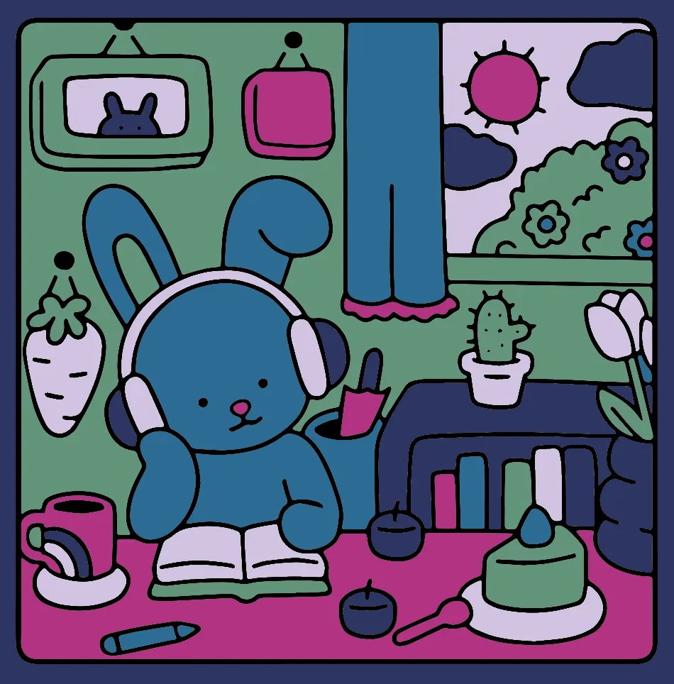 O COELHINHO E SEU BOLO – Desenho Colorido Online para Pintar e Imprimir | Jogo de Colorir Grátis no Mundo dos Jogos - Imagem Destacada