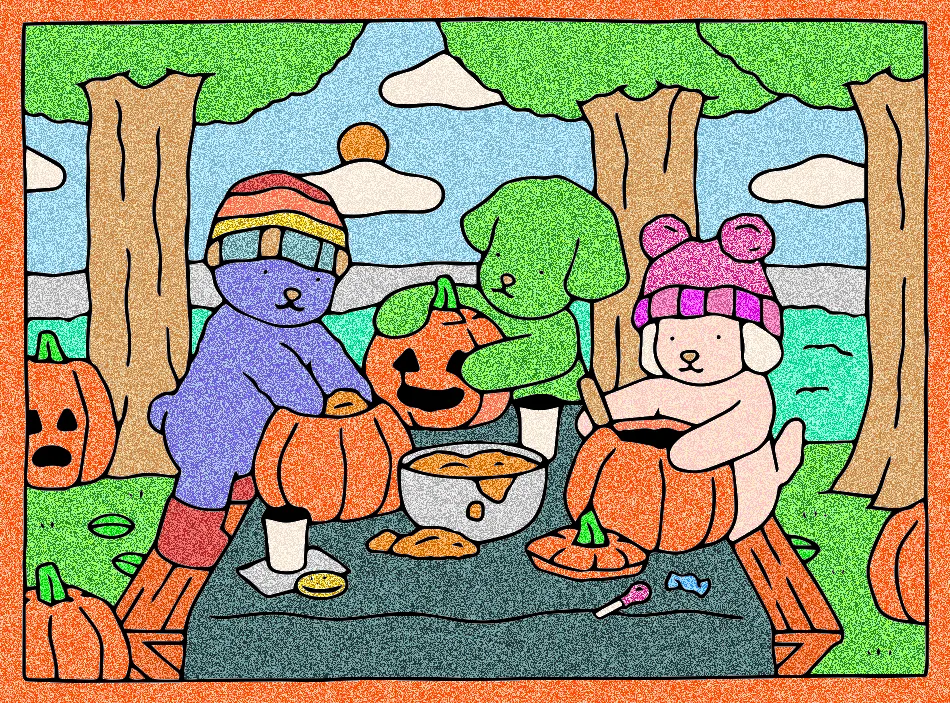 o dia do halloiw – Desenho Colorido Online para Pintar e Imprimir | Jogo de Colorir Grátis no Mundo dos Jogos - Imagem Destacada