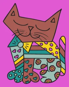 O GATINHO JUNINO – Desenho Colorido Online para Pintar e Imprimir | Jogo de Colorir Grátis no Mundo dos Jogos