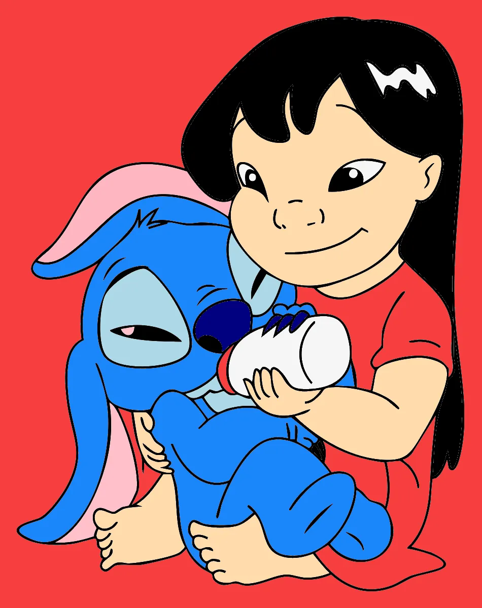 o nenen stitch – Desenho Colorido Online - Imagem Destacada
