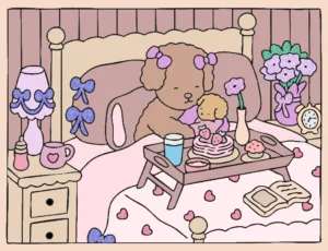 O quarto mais fofo – Desenho Colorido Online para Pintar e Imprimir | Jogo de Colorir Grátis no Mundo dos Jogos