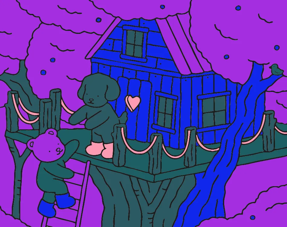 O URSO E SEU NAMORADO – Desenho Colorido Online para Pintar e Imprimir | Jogo de Colorir Grátis no Mundo dos Jogos - Imagem Destacada