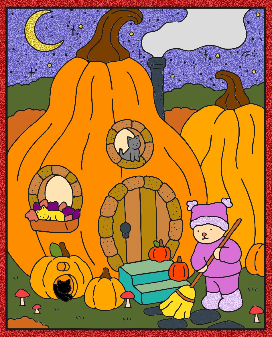 Outono – Desenho Colorido Online - Imagem Destacada