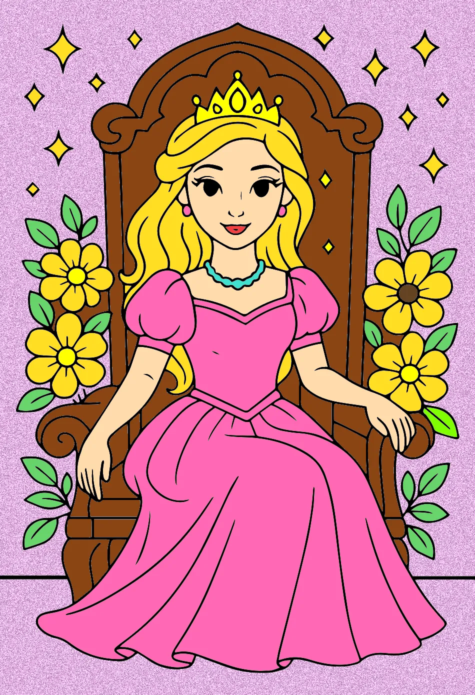 pricesa – Desenho Colorido Online - Imagem Destacada