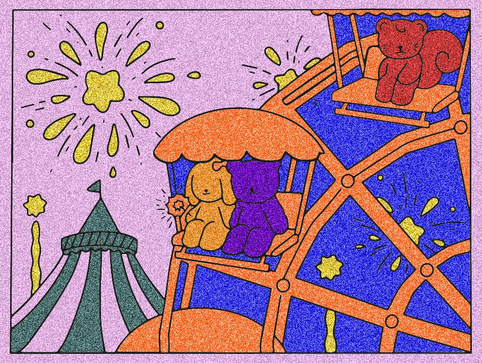 roda gigante – Desenho Colorido Online para Pintar e Imprimir | Jogo de Colorir Grátis no Mundo dos Jogos - Imagem Destacada