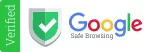Selo de verificação do Google sobre o site mundodosjogos.org