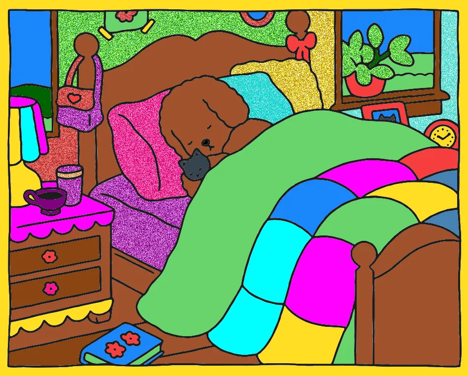 sono de beleza – Desenho Colorido Online - Imagem Destacada