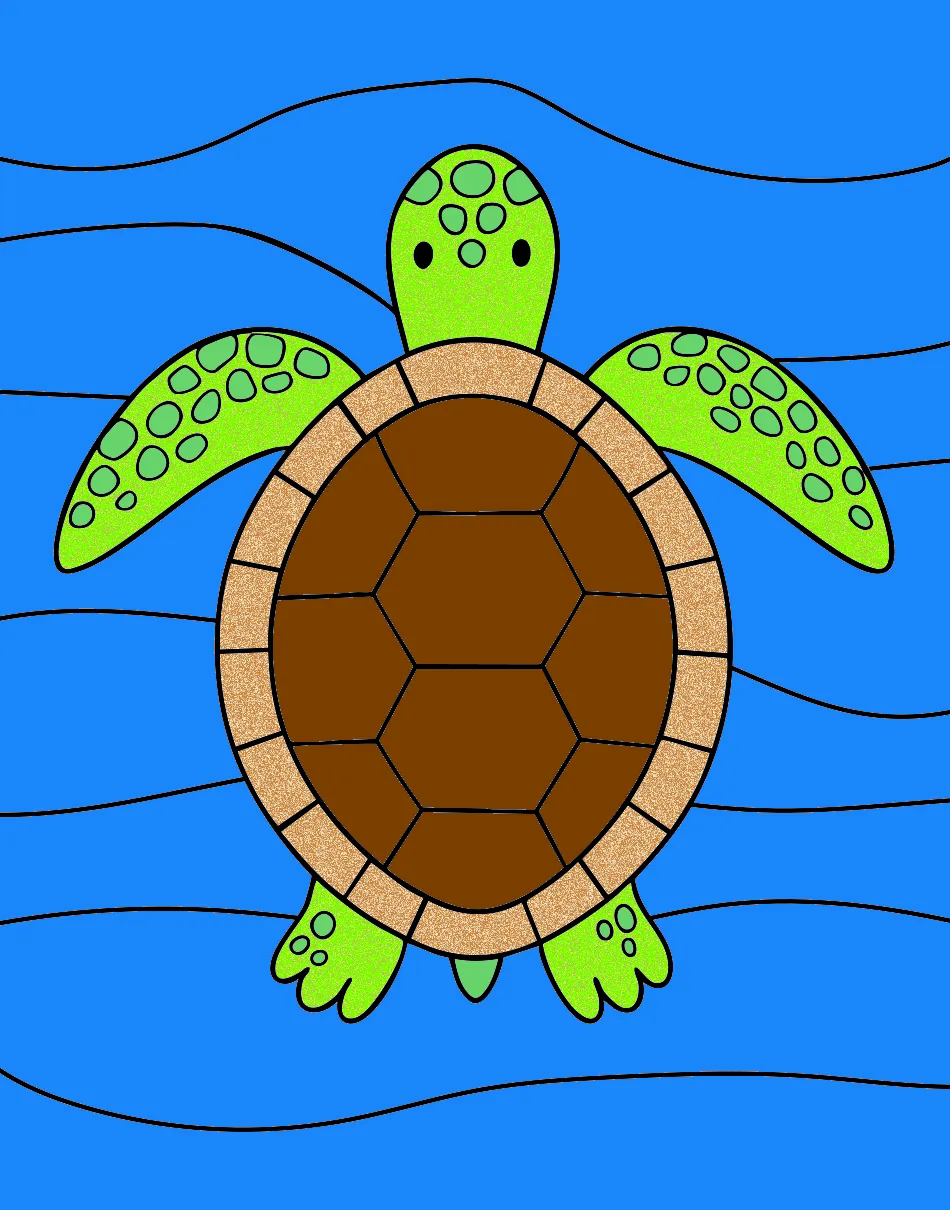 tortugida – Desenho Colorido Online - Imagem Destacada