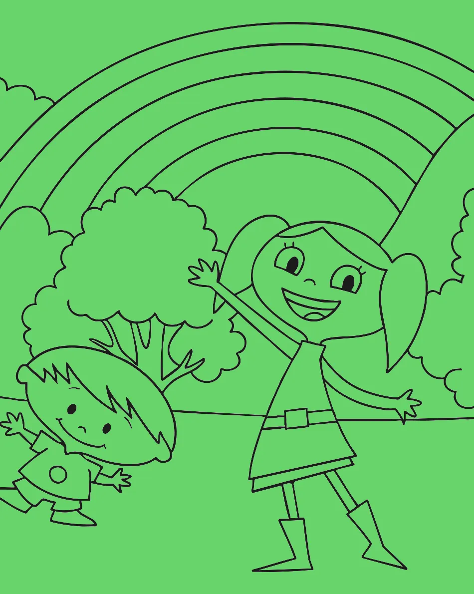 tudo verde – Desenho Colorido Online - Imagem Destacada