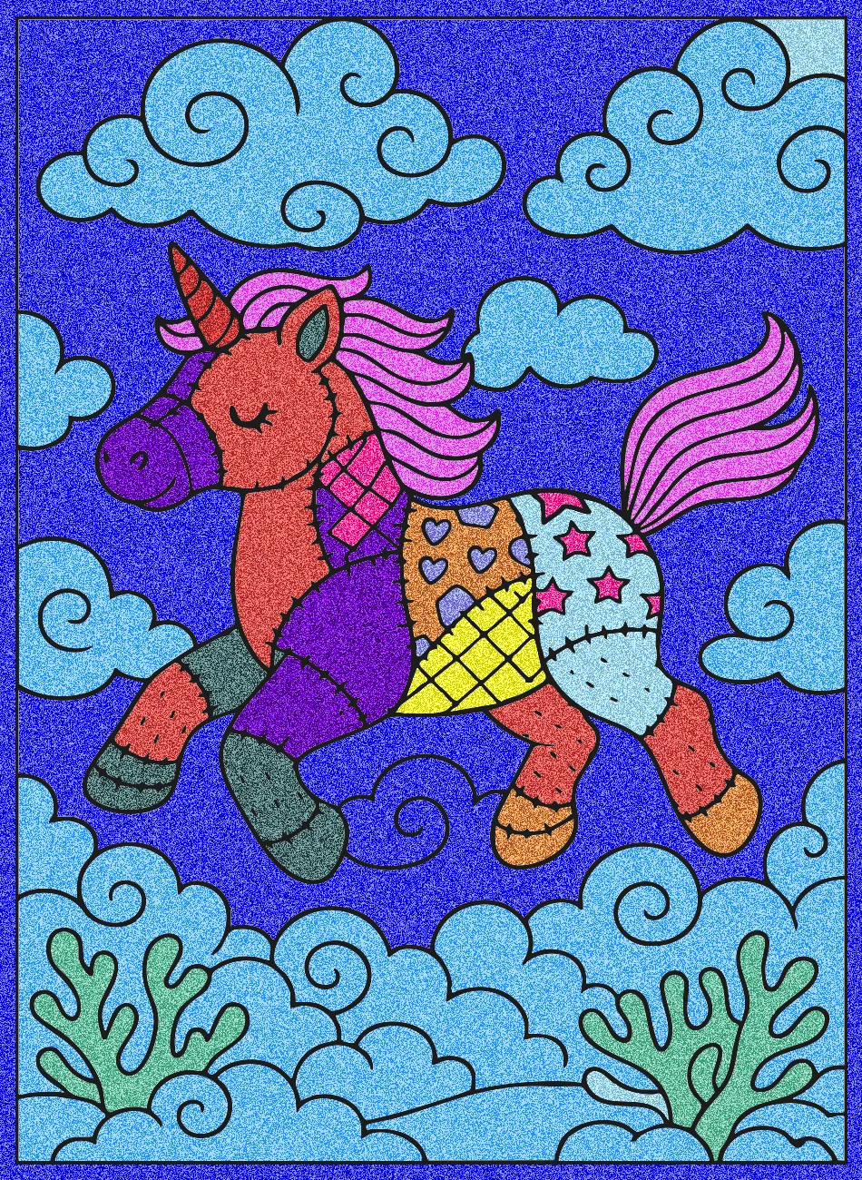 unicornio colors – Desenho Colorido Online para Pintar e Imprimir | Jogo de Colorir Grátis no Mundo dos Jogos - Imagem Destacada