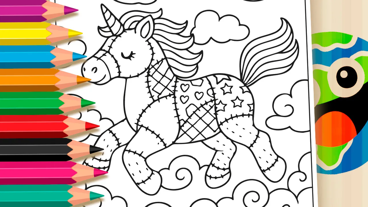 Unicórnio dos Sonhos para Colorir Online | Mundo dos Jogos