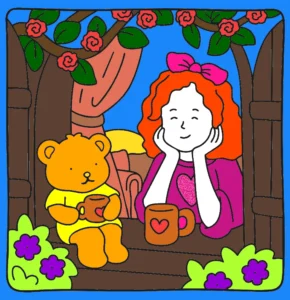 urso e menina colorido 1760462926