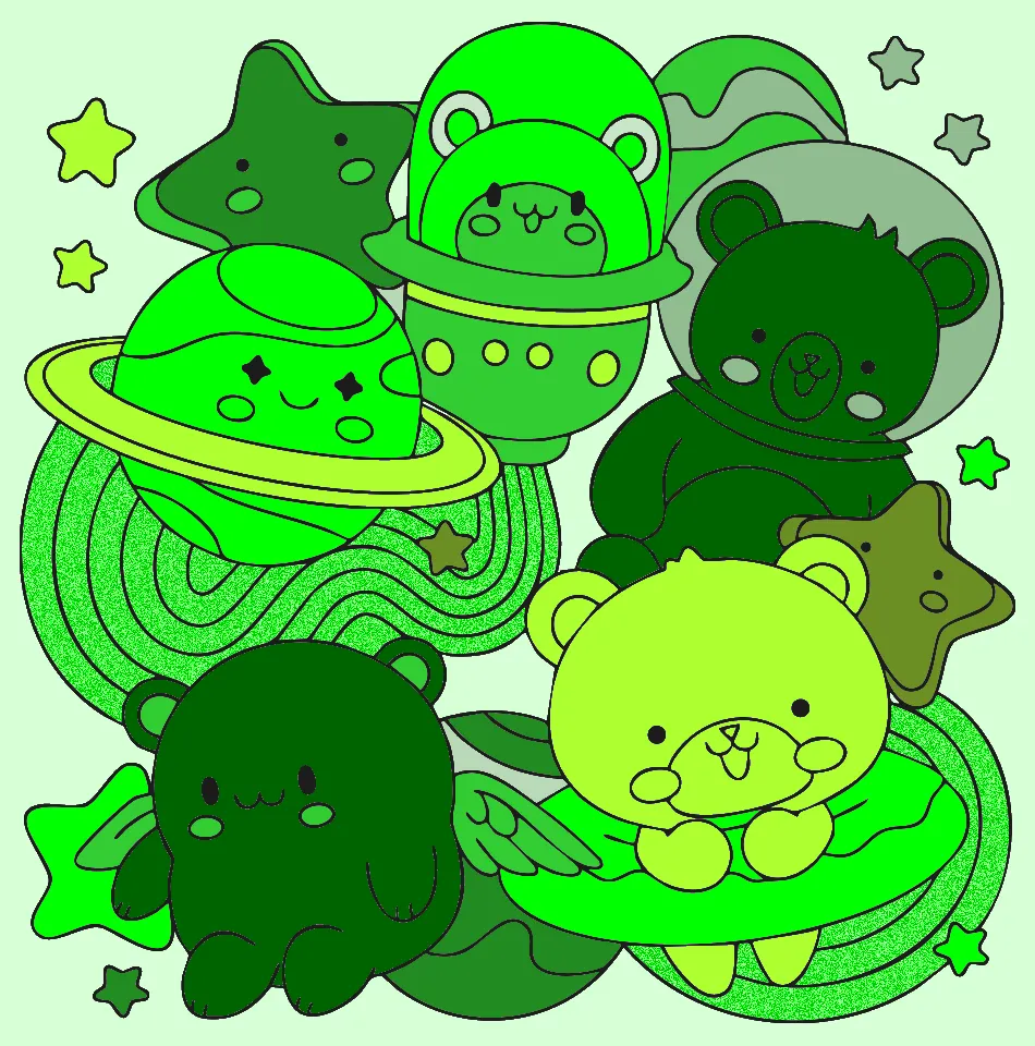 verdeeee – Desenho Colorido Online para Pintar e Imprimir | Jogo de Colorir Grátis no Mundo dos Jogos - Imagem Destacada