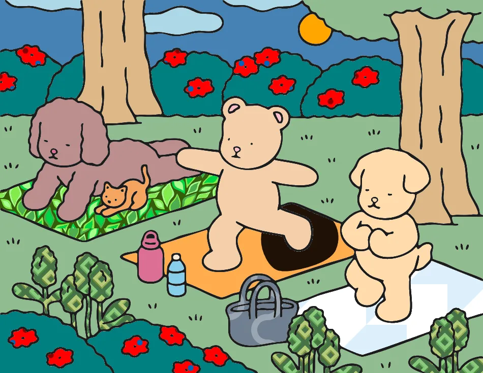 yoga bobie – Desenho Colorido Online para Pintar e Imprimir | Jogo de Colorir Grátis no Mundo dos Jogos - Imagem Destacada