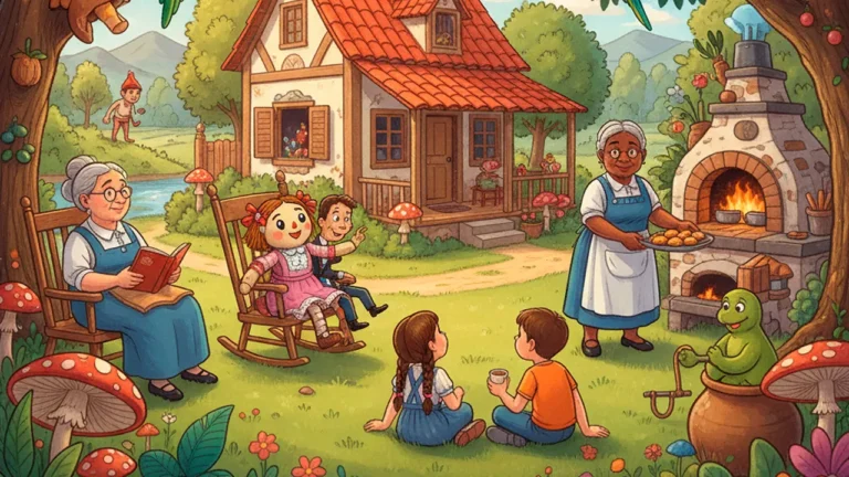 Boneca de pano é gente. Sabugo de milho é gente. O sol nascendo é tão belo! Sítio do Picapau Amarelo!