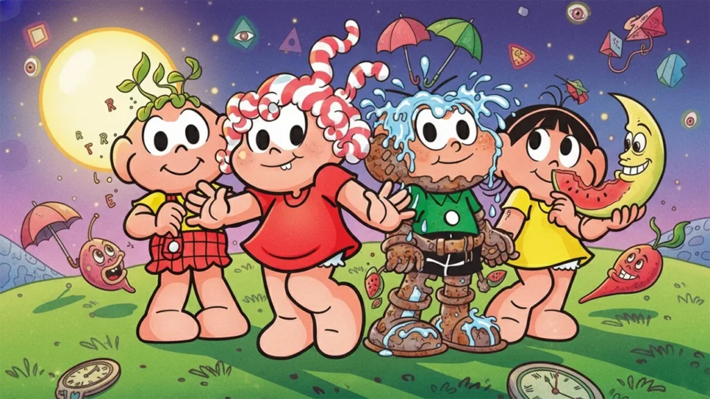 Venha jogar esse Caça-Palavras surreal da Turma da Mônica!