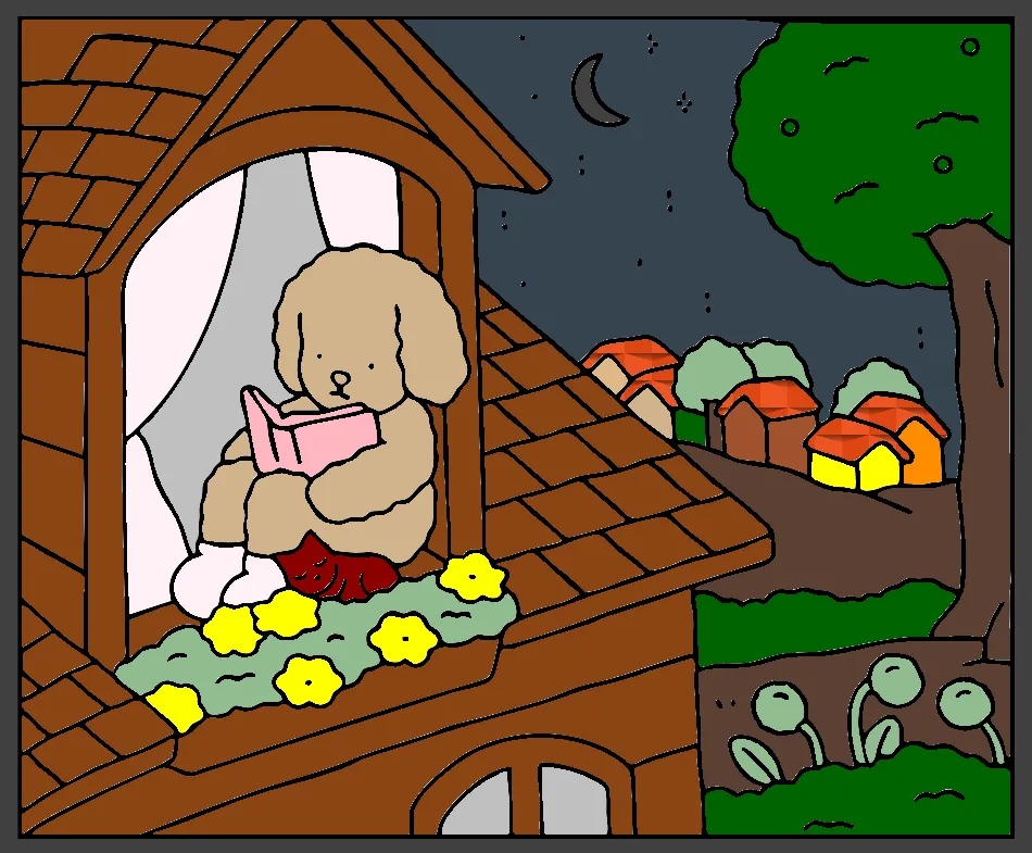 casa cfofa – Desenho Colorido Online para Pintar e Imprimir | Jogo de Colorir Grátis no Mundo dos Jogos - Imagem Destacada
