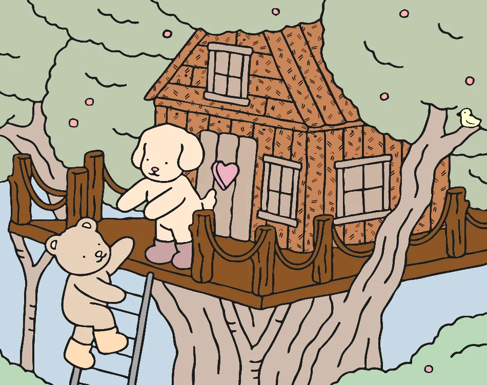 CASA NA ARVORE DA MIIKAA – Desenho Colorido Online para Pintar e Imprimir | Jogo de Colorir Grátis no Mundo dos Jogos - Imagem Destacada