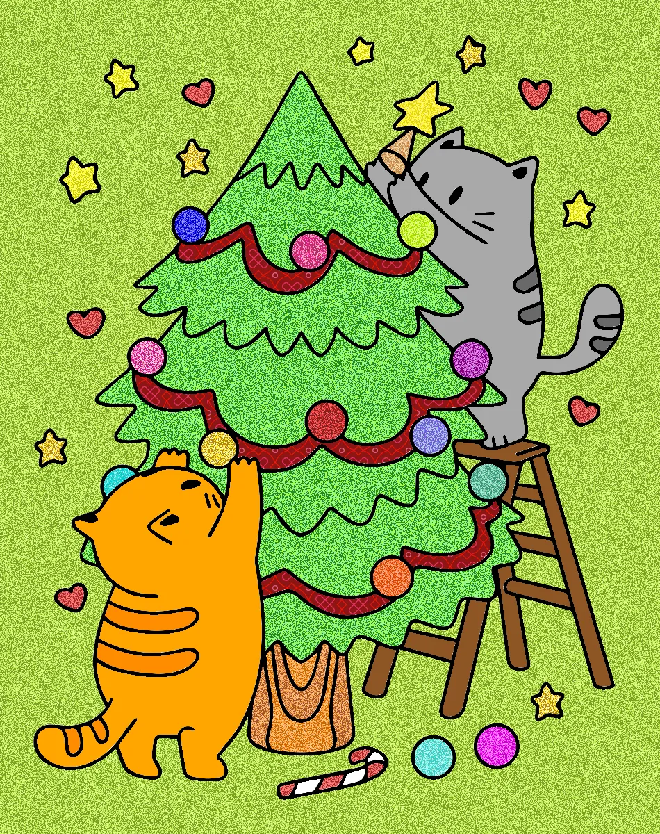 Christmas Tree – Desenho Colorido Online para Pintar e Imprimir | Jogo de Colorir Grátis no Mundo dos Jogos - Imagem Destacada