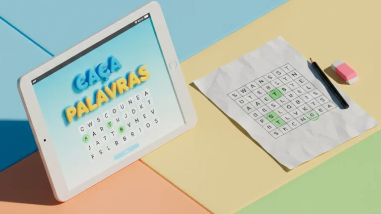 Você pode criar seu caça-palavras personalizado no Mundo dos Jogos.