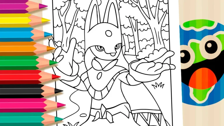 Desenho para colorir Desenho para Colorir Palworld Anubis - Pinte no Site ou Imprimir Grátis!