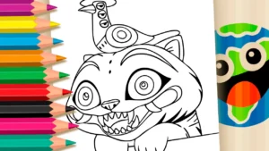 Desenho para colorir Desenho para Colorir KPOP Demon Hunters - Pinte no Site ou Imprimir Grátis!