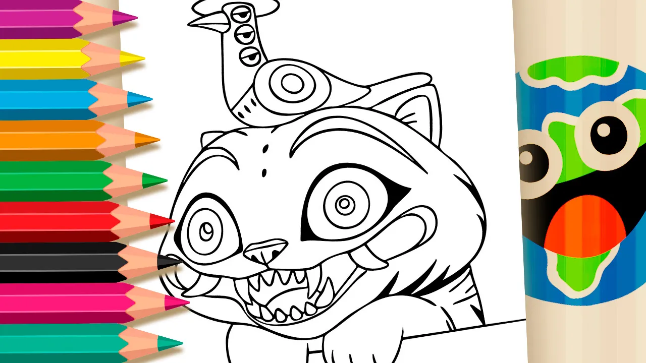 Desenho para Colorir KPOP Demon Hunters – Pinte no Site ou Imprimir Grátis!