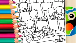 Desenho para colorir Desenho para Colorir Bobbie Goods Sessão de Cinema - Pinte no Site ou Imprimir Grátis!