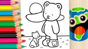 Desenho para colorir Desenho Bobbie Goods para Colorir + Tênis Personalizável da Moda Infantil