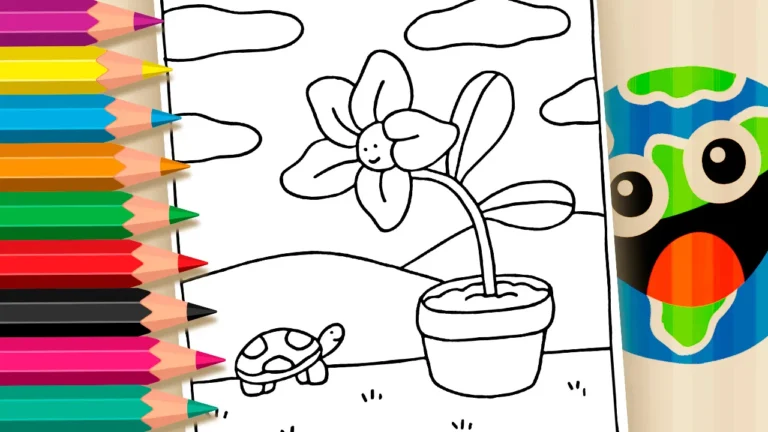 Desenho para colorir Desenho para Colorir Desenho Kawaii Minha Amiga Tartaruga - Pinte no Site ou Imprimir Grátis!