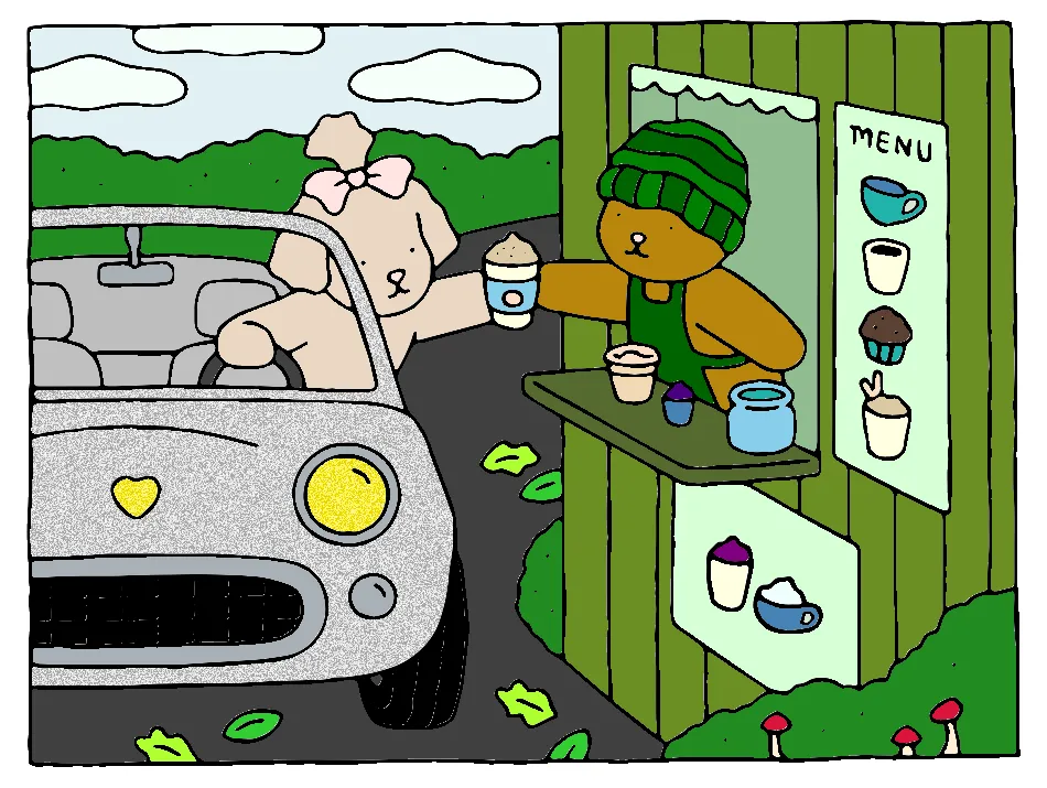 Dia de cafezinho – Desenho Colorido Online para Pintar e Imprimir | Jogo de Colorir Grátis no Mundo dos Jogos - Imagem Destacada