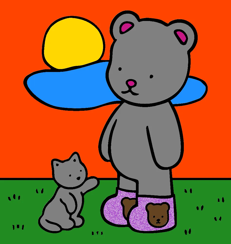 dia lindo com meu gatinho 😺 – Desenho Colorido Online para Pintar e Imprimir | Jogo de Colorir Grátis no Mundo dos Jogos - Imagem Destacada